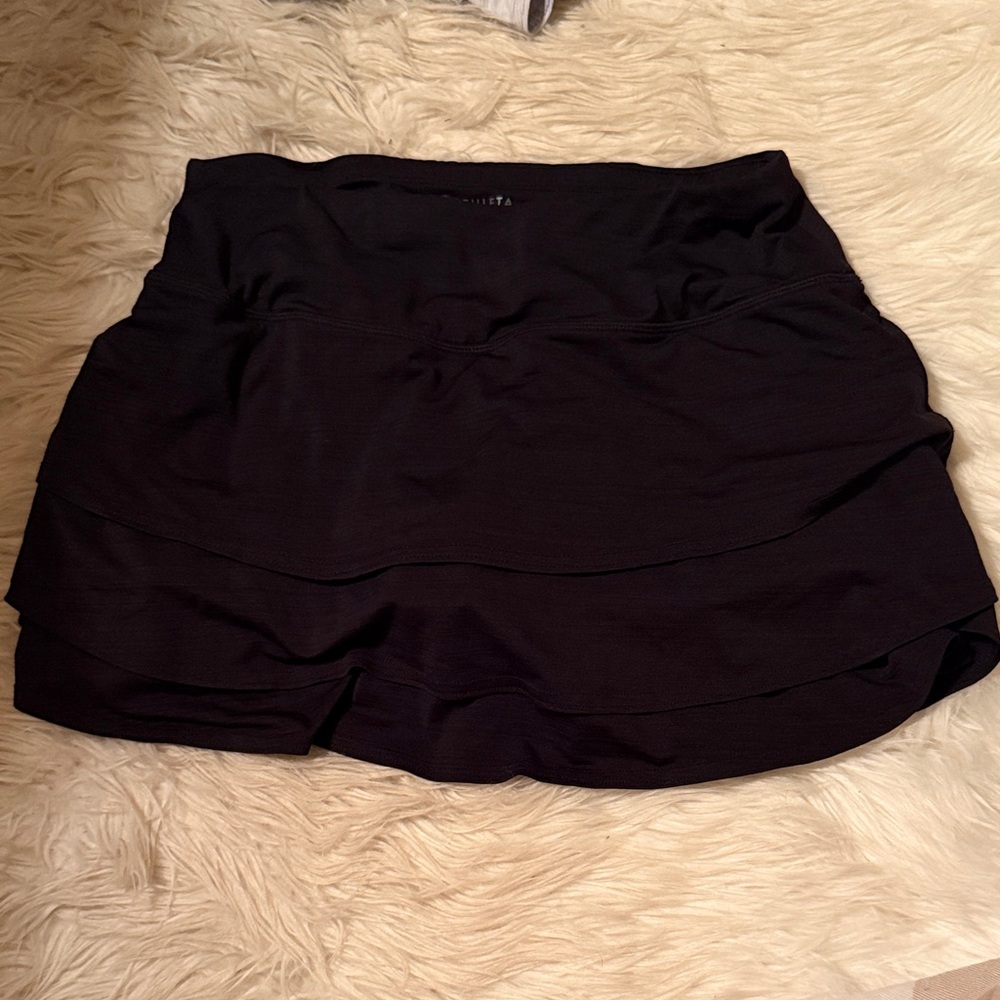 Women's Black Tennis Skirt